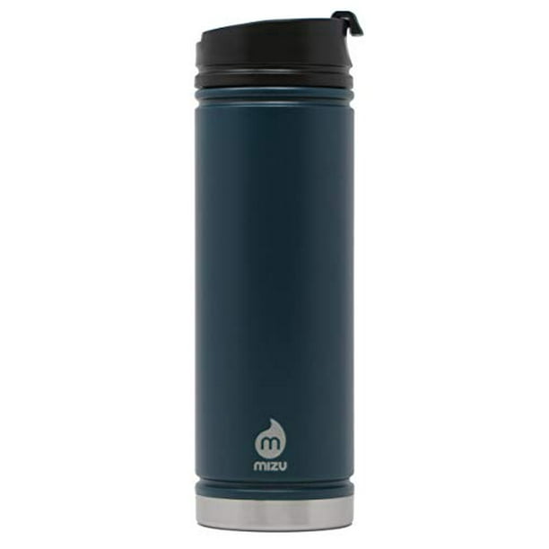 Double Wall Stainless Steel Vacuum Insulated BPA Free Sip Through Lid Mizu 14 oz Camp Cup Multiple Colors